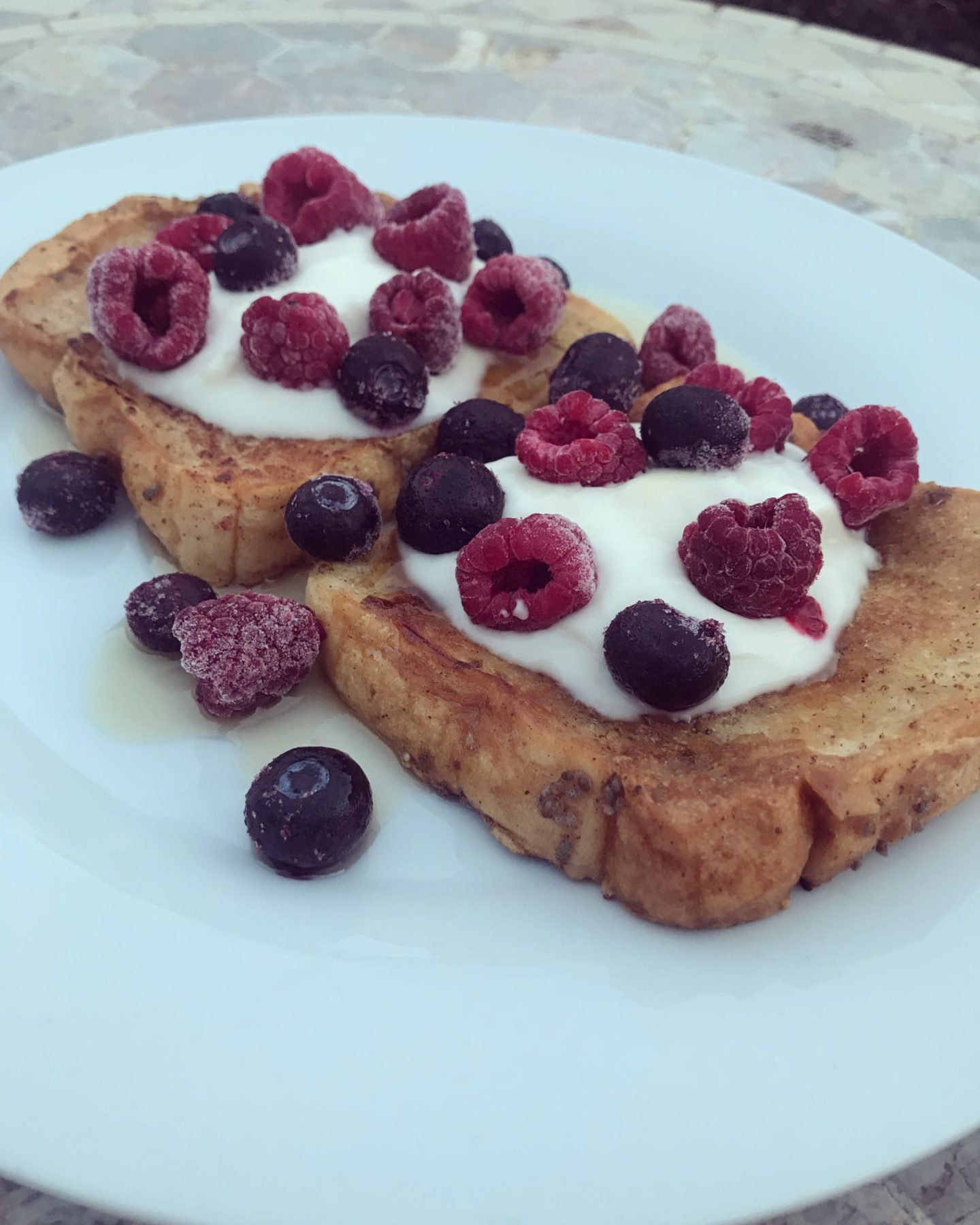 French toast (gluten free & vegan)