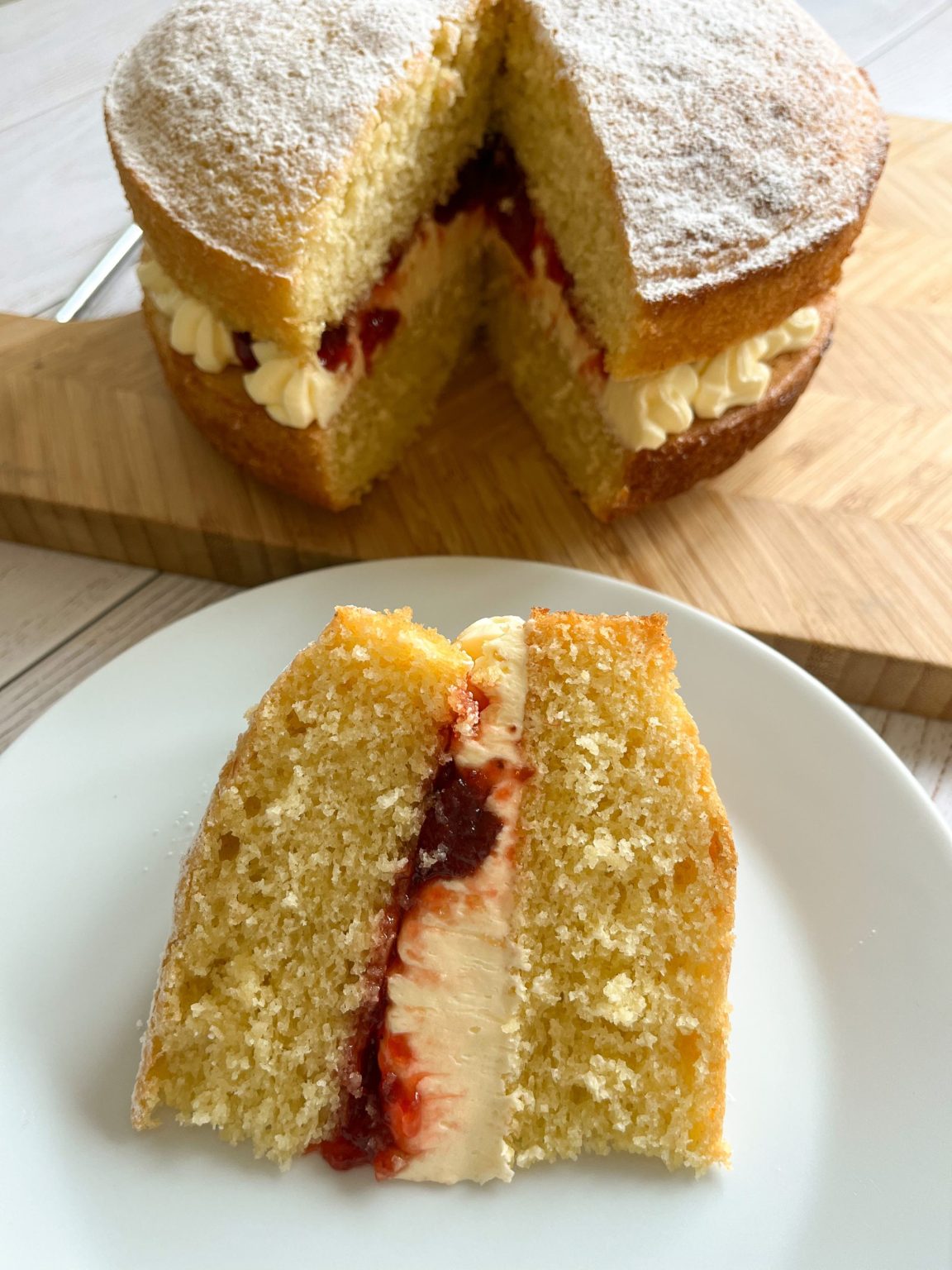Victoria sponge (gluten & dairy free)