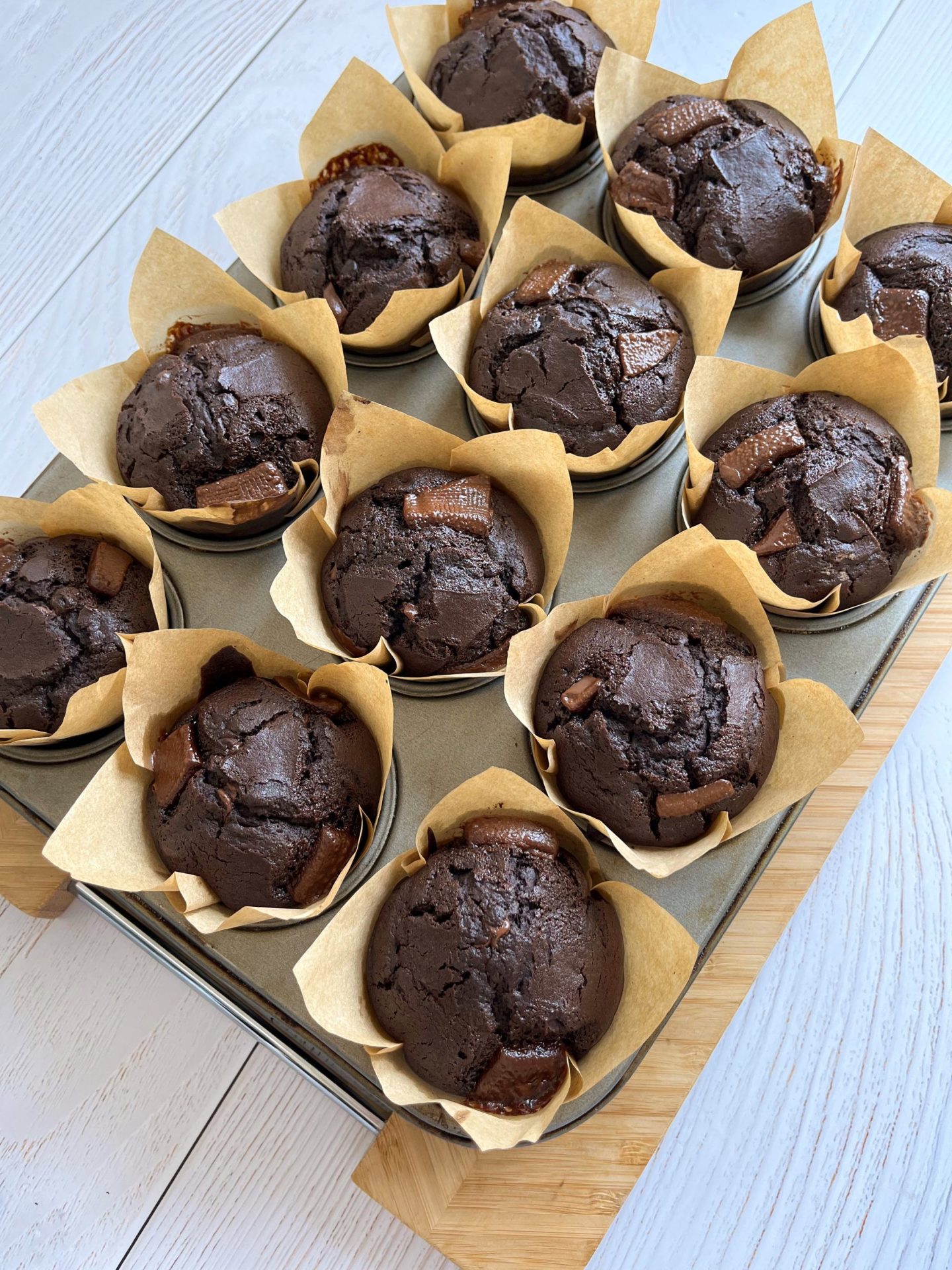 Double Chocolate Muffins (gluten free & dairy free)